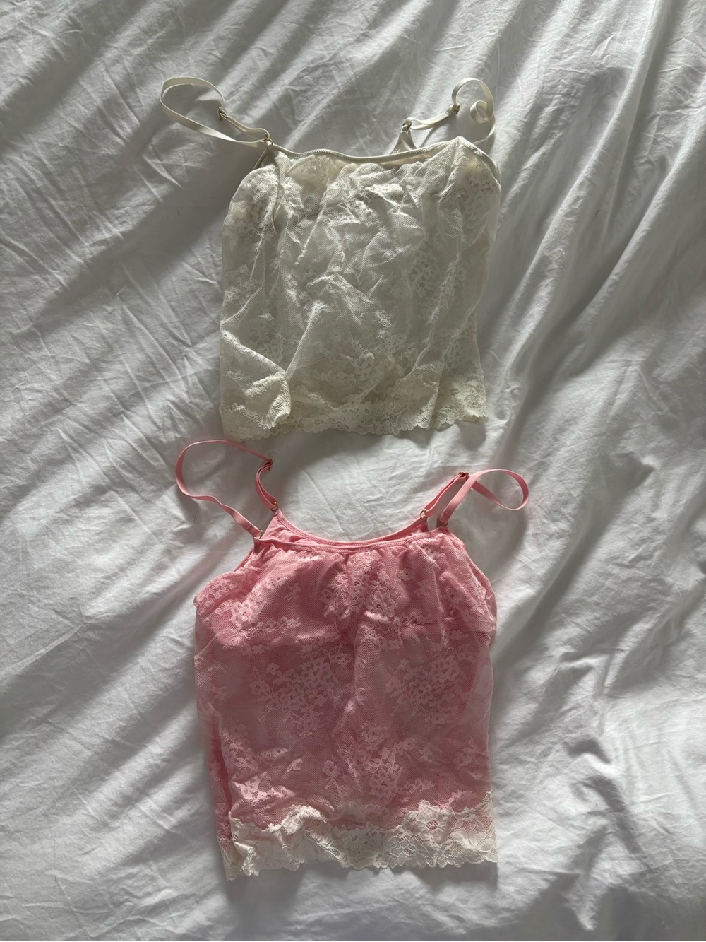 Aerie Show Off Midnight Romance Lace Bra Top set of 2
